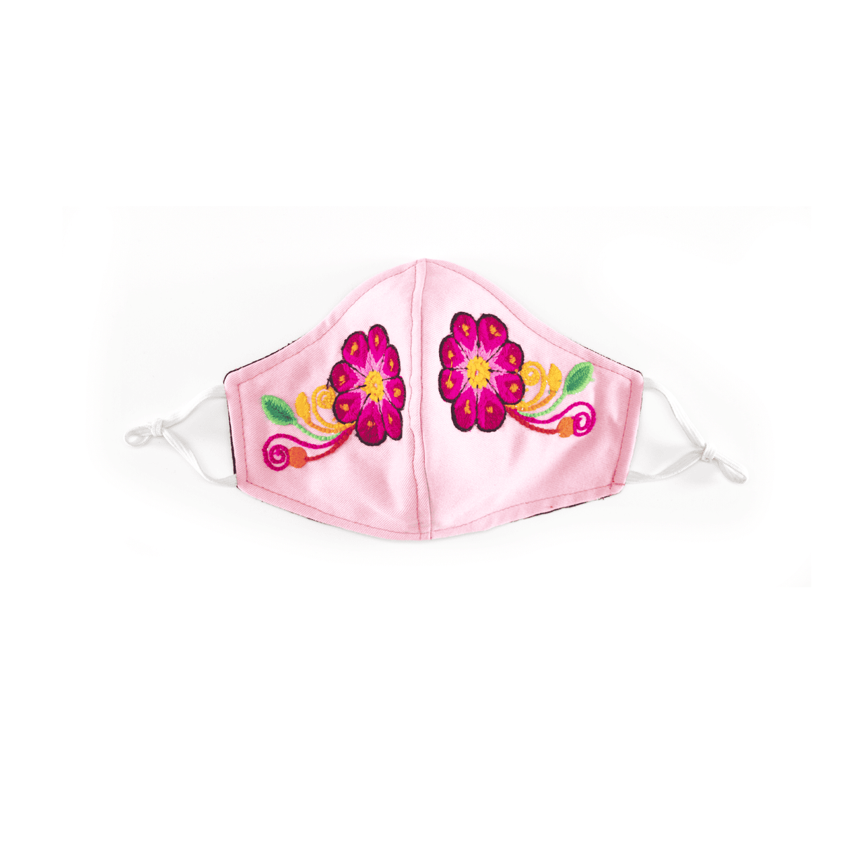 Feli Masks - Light Pink Flowers - Josephine Alexander Collective