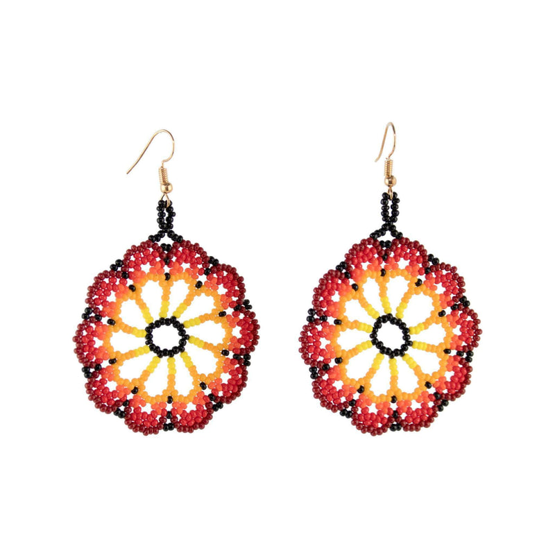 Garibaldi Earrings in Blood Orange - Josephine Alexander Collective