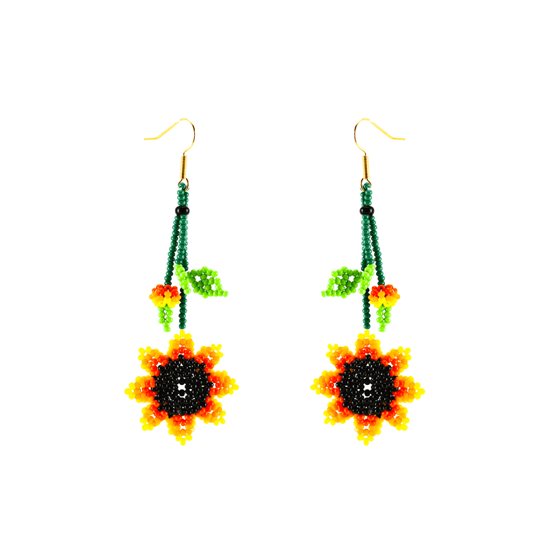 Girasol Earrings in Sunflower - Josephine Alexander Collective