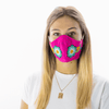 Feli Masks - Hot Pink Flowers with Freckles - Josephine Alexander Collective