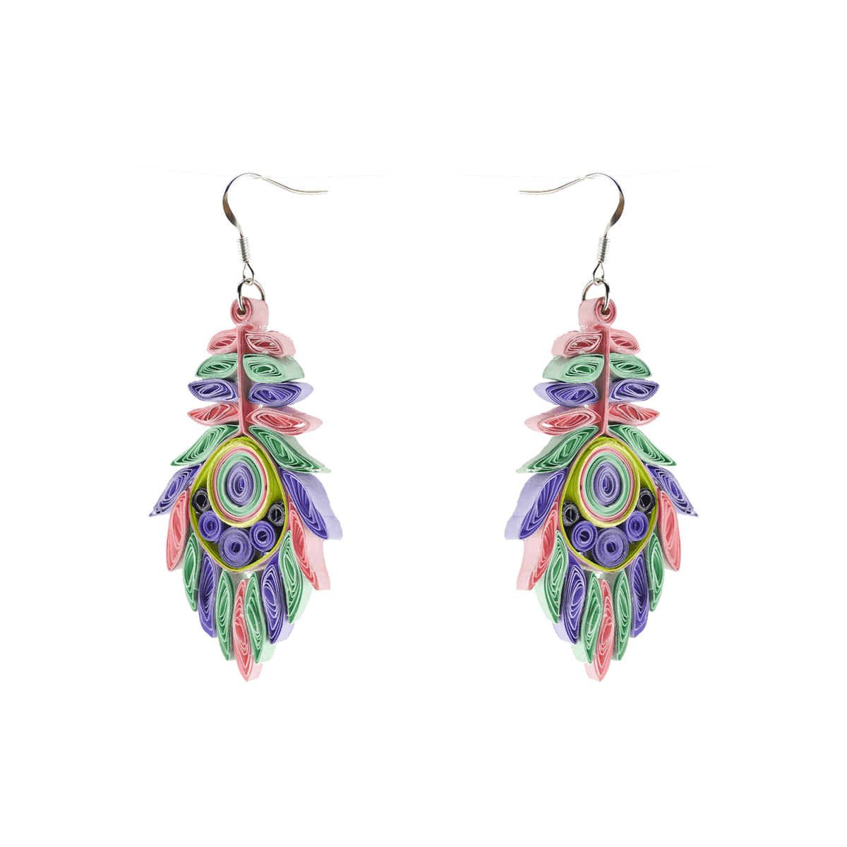 Josselyn Quilled Earrings in Spring - Josephine Alexander Collective