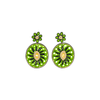 Sweet Kiwi Quilled Earrings - Josephine Alexander Collective