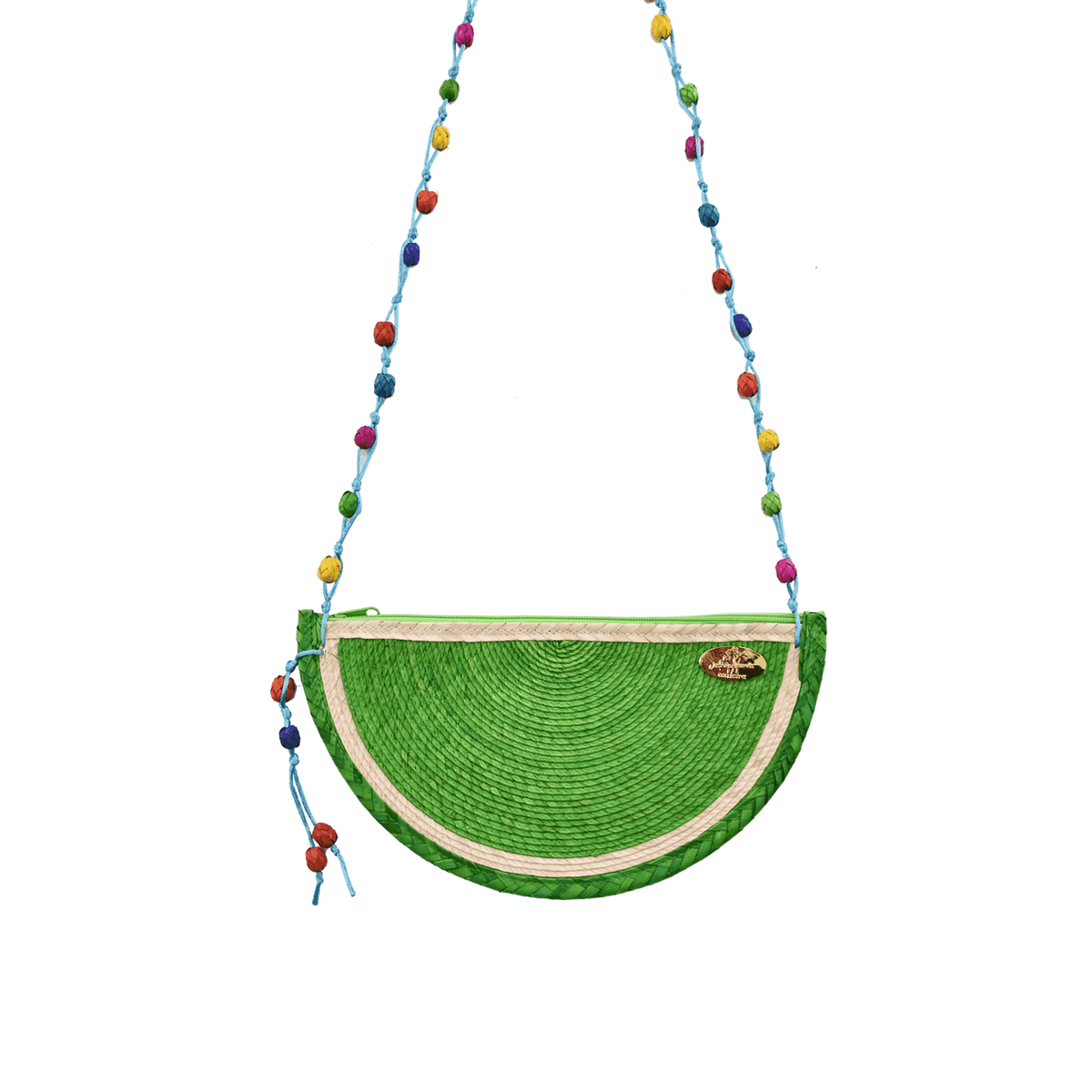 Juicy Lemon Straw Crossbody - Josephine Alexander Collective