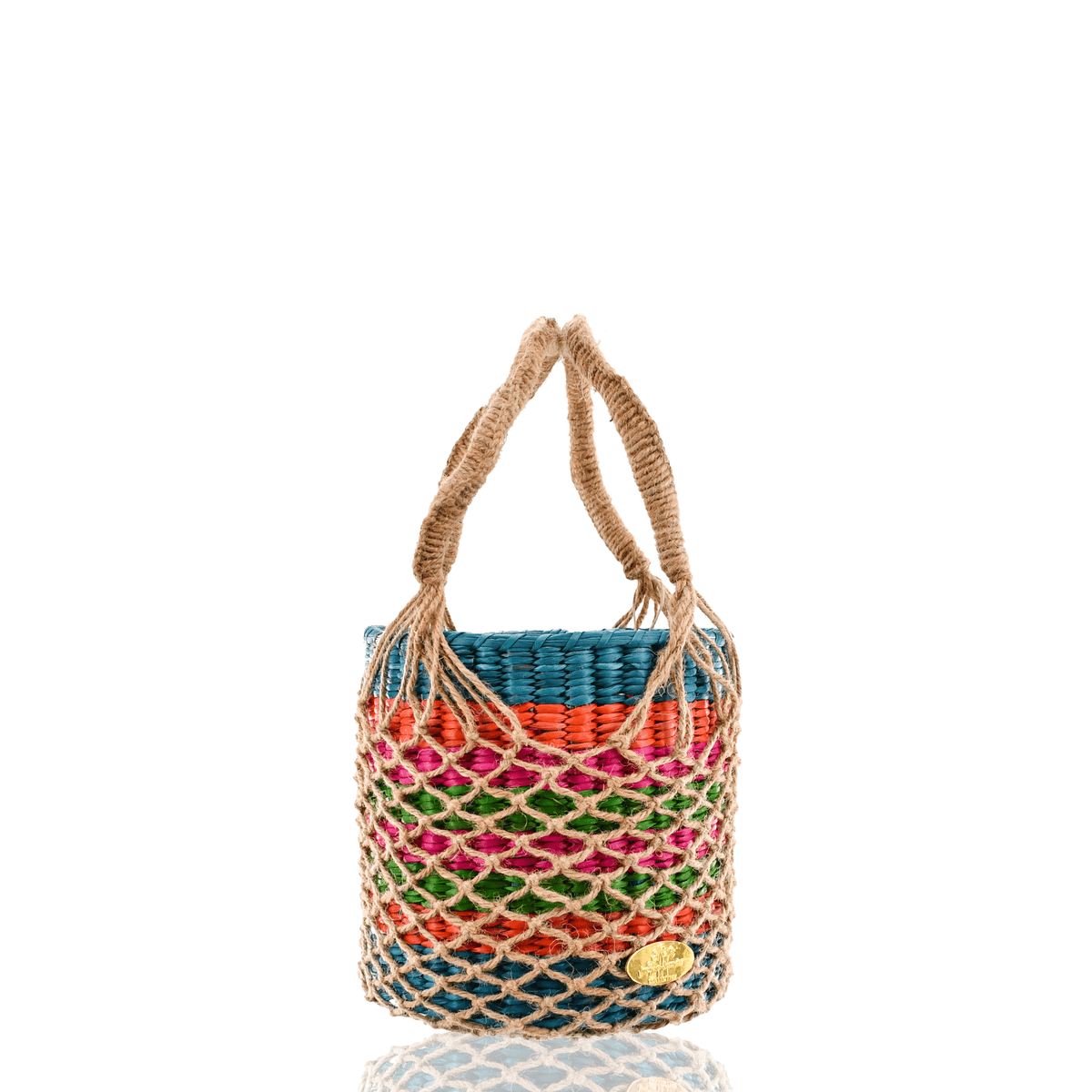 Macrame Straw Bucket - Josephine Alexander Collective