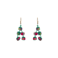 Mini Pom Earrings Confetti (More Colors Available) - Josephine Alexander Collective