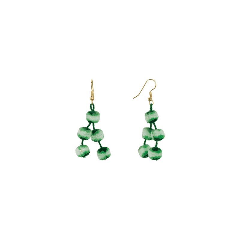 Mini Pom Earrings (More Colors Available) - Josephine Alexander Collective