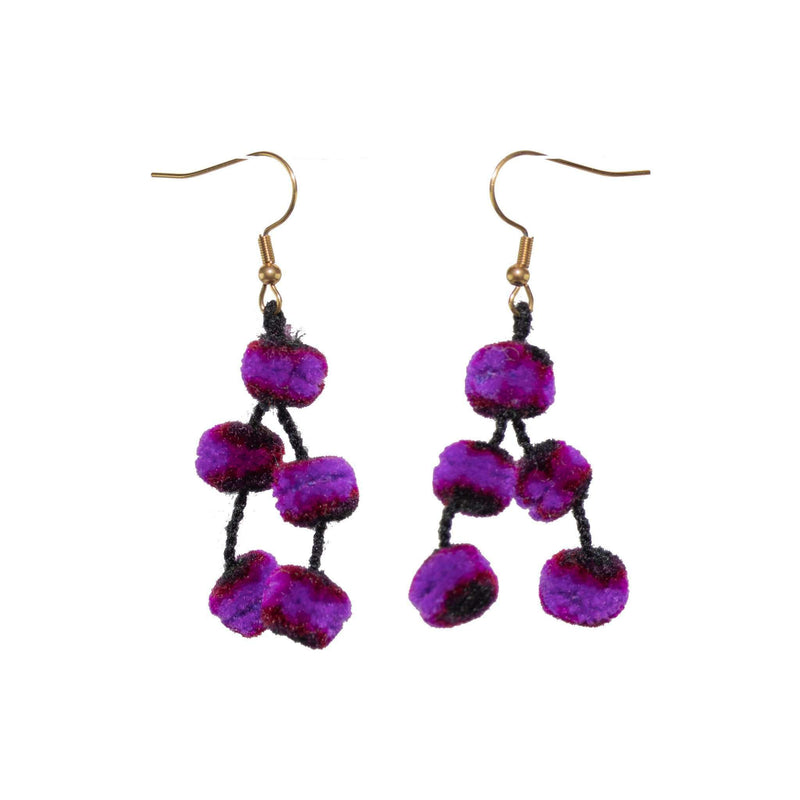 Mini Pom Earrings (More Colors Available) - Josephine Alexander Collective