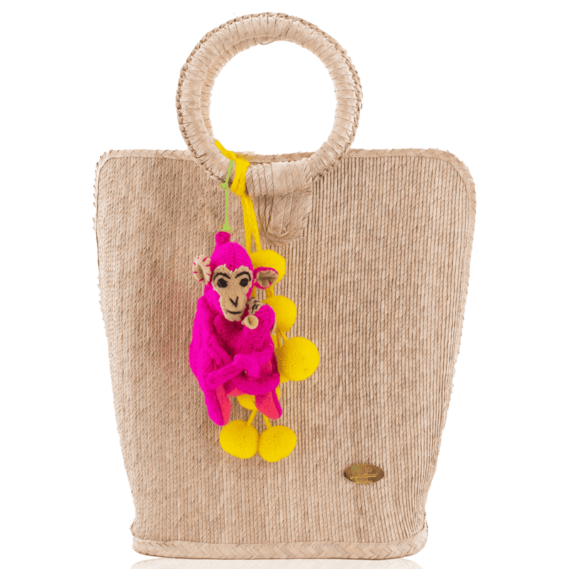 Animal Pom - Mama + Baby Monkey - Josephine Alexander Collective