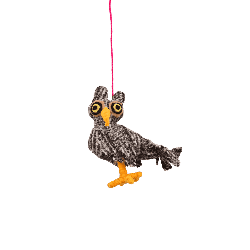 Animal Pom- Owl Pom - Josephine Alexander Collective