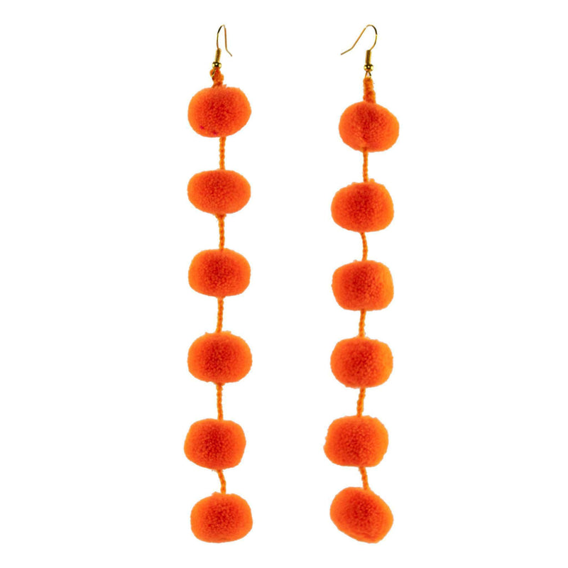 Pom Drop Earrings (More Colors Available) - Josephine Alexander Collective