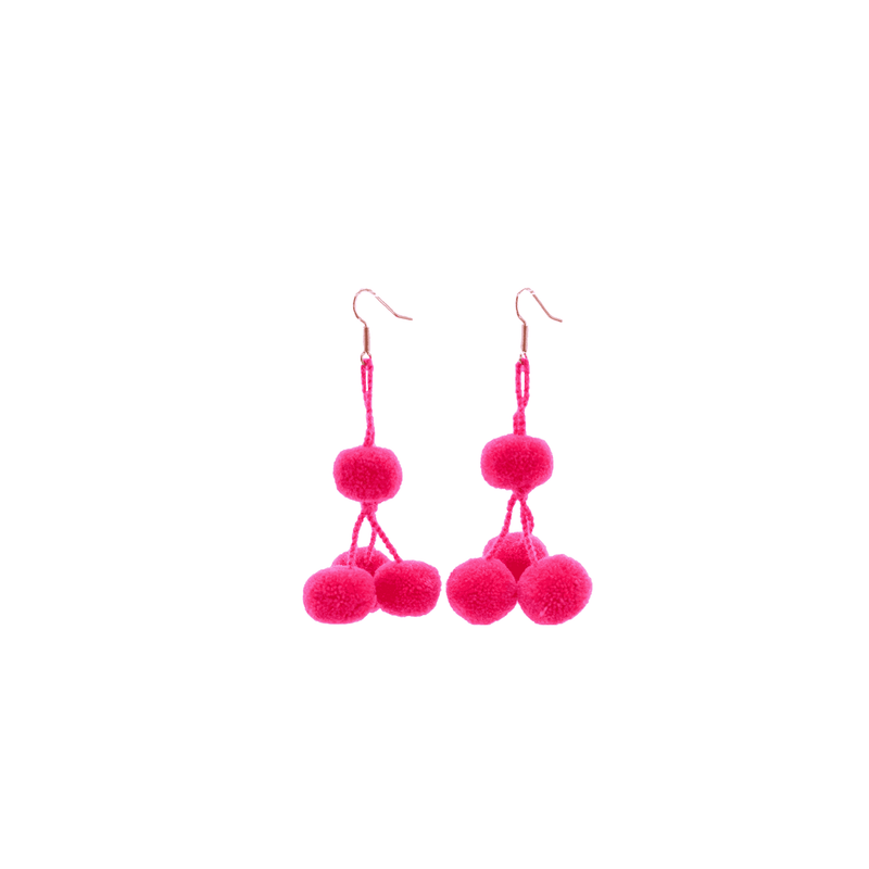 Pomponera Earrings (More Colors Available) - Josephine Alexander Collective
