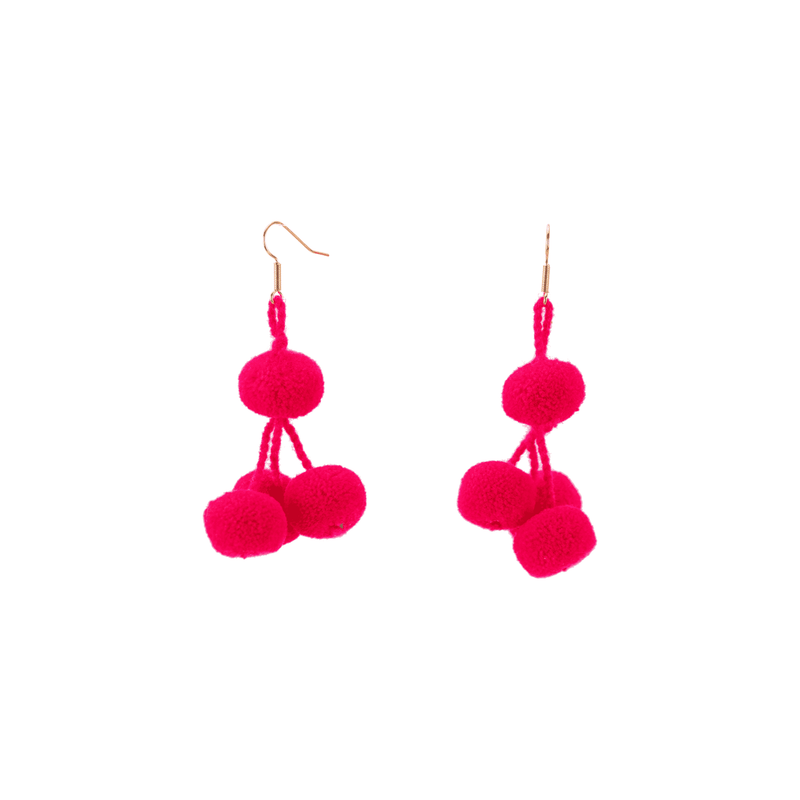 Pomponera Earrings (More Colors Available) - Josephine Alexander Collective