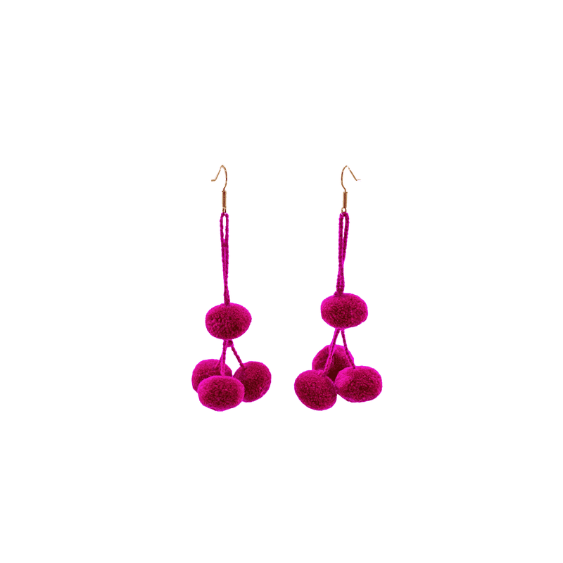 Pomponera Earrings (More Colors Available) - Josephine Alexander Collective