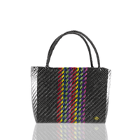 Reigan Rainbow Tote - Black - Josephine Alexander Collective