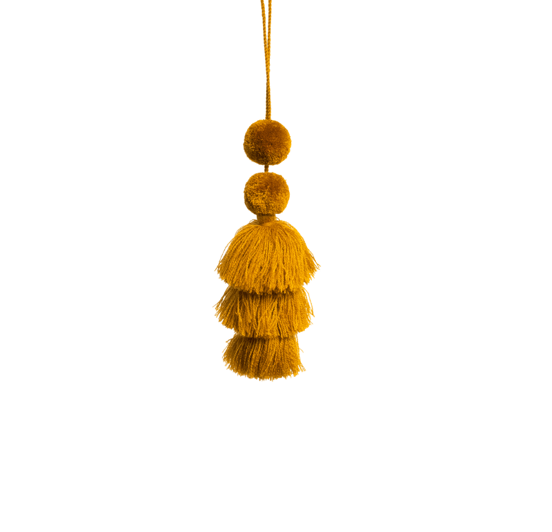 Rosa Pom Tassel - Cinnamon - Josephine Alexander Collective