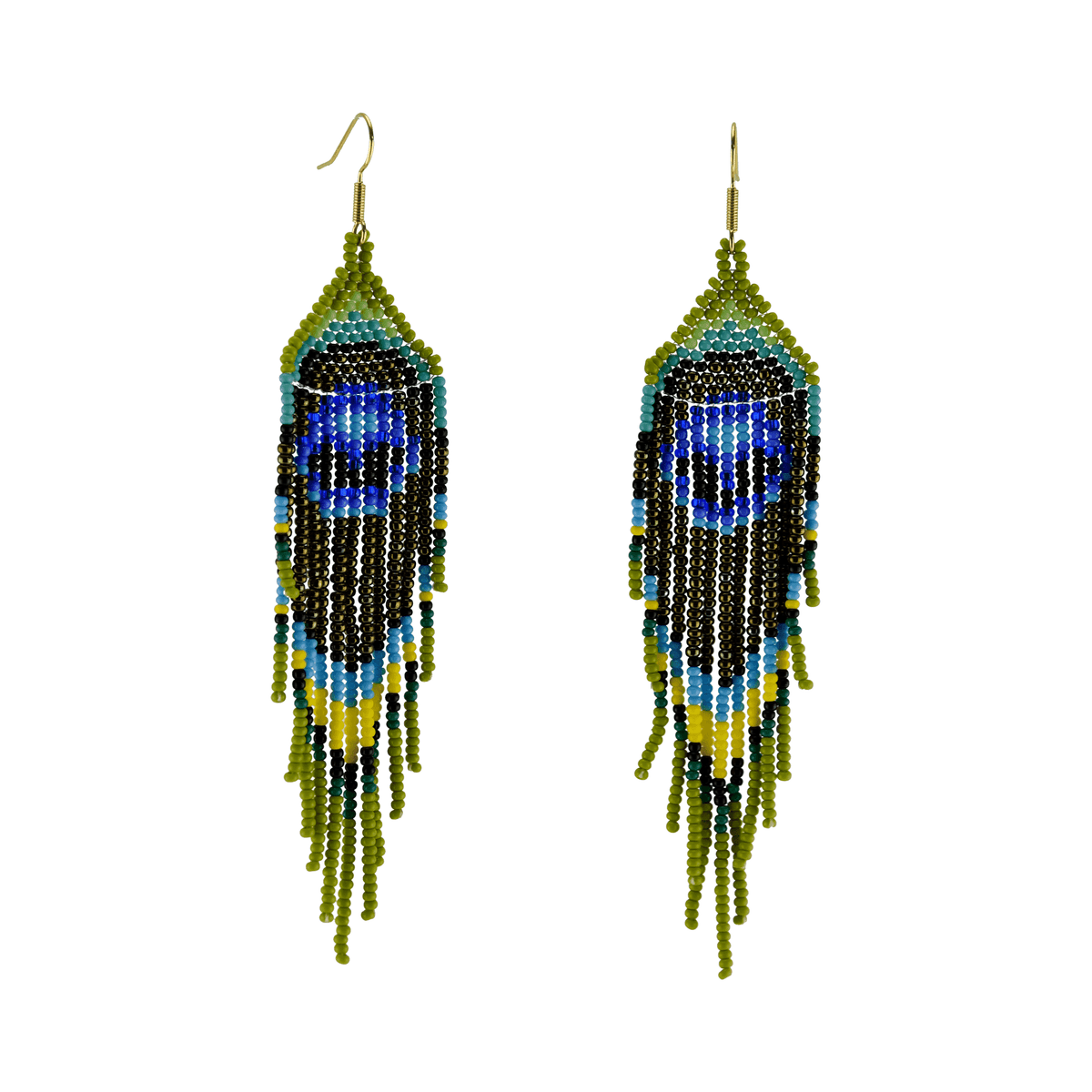 Royal Peacock Earrings - Josephine Alexander Collective