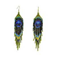 Royal Peacock Earrings - Josephine Alexander Collective
