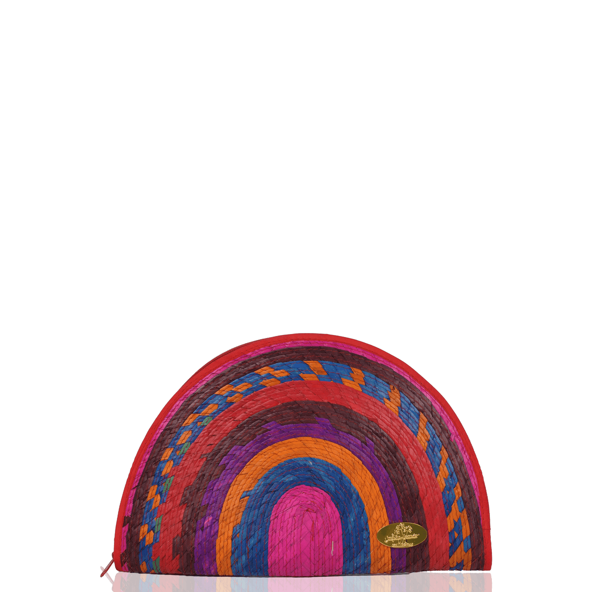 Sevillana Rainbow Straw Clutch # 11 - Josephine Alexander Collective