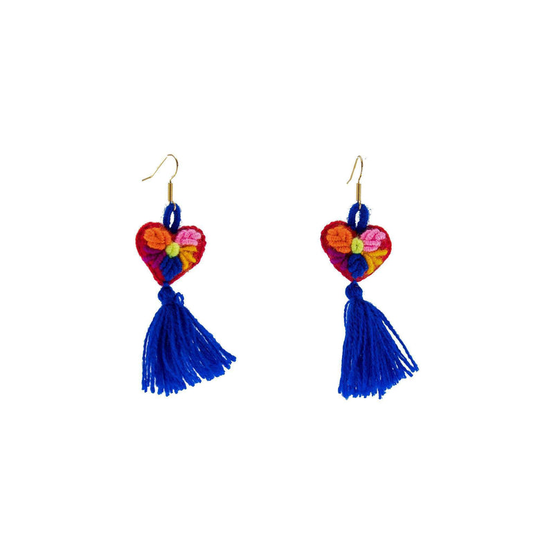 The Love-ly Earrings in Blue- Small - Josephine Alexander Collective