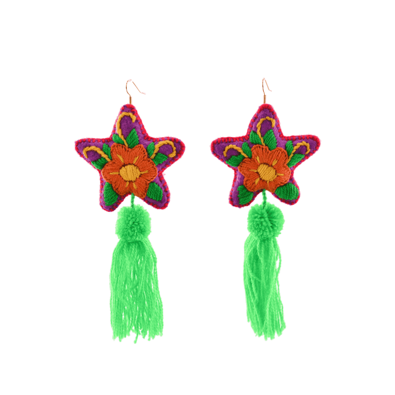 Star Tassel Earrings # 11 - Josephine Alexander Collective