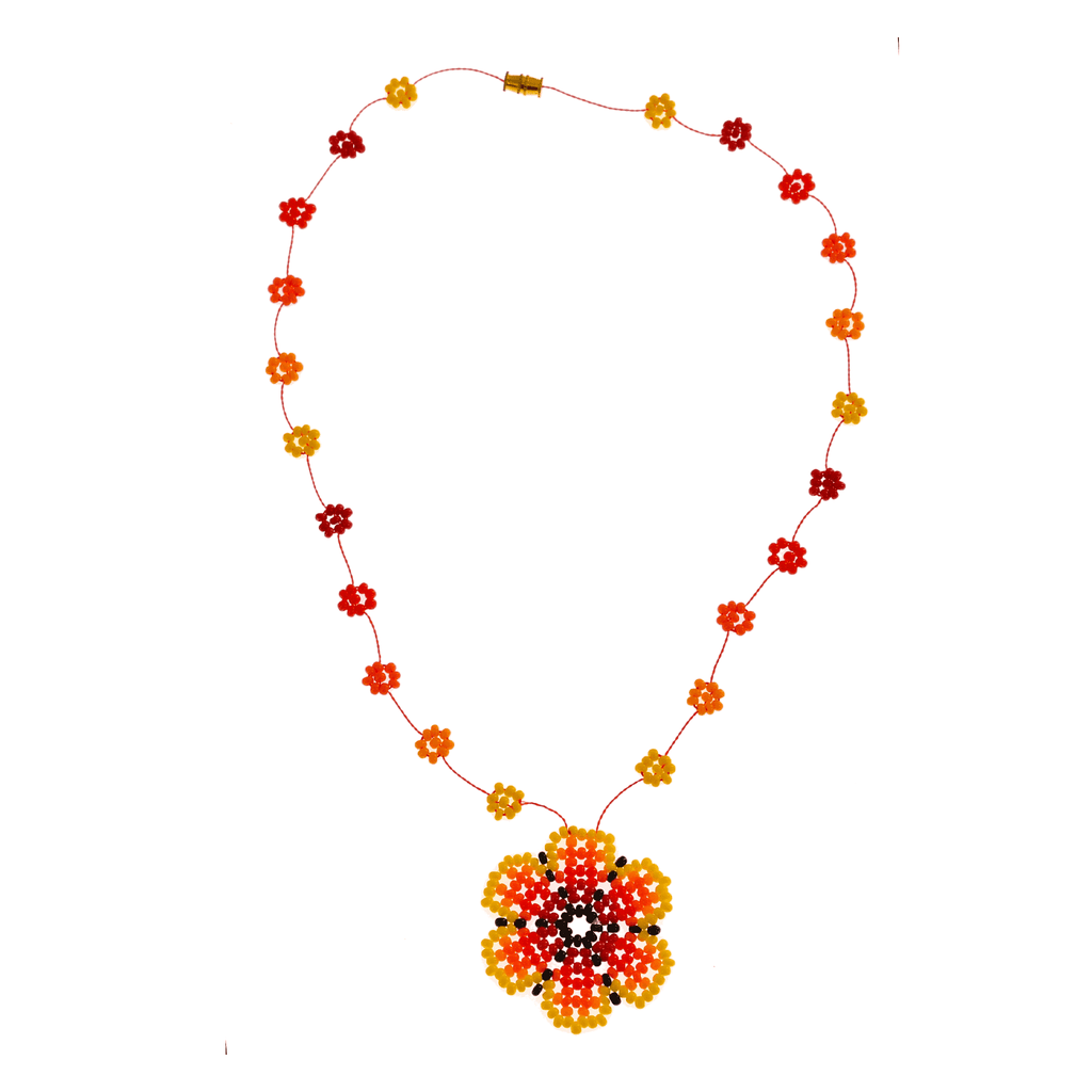 The Wild Daisy Chain Necklace in Yellow - Josephine Alexander Collective