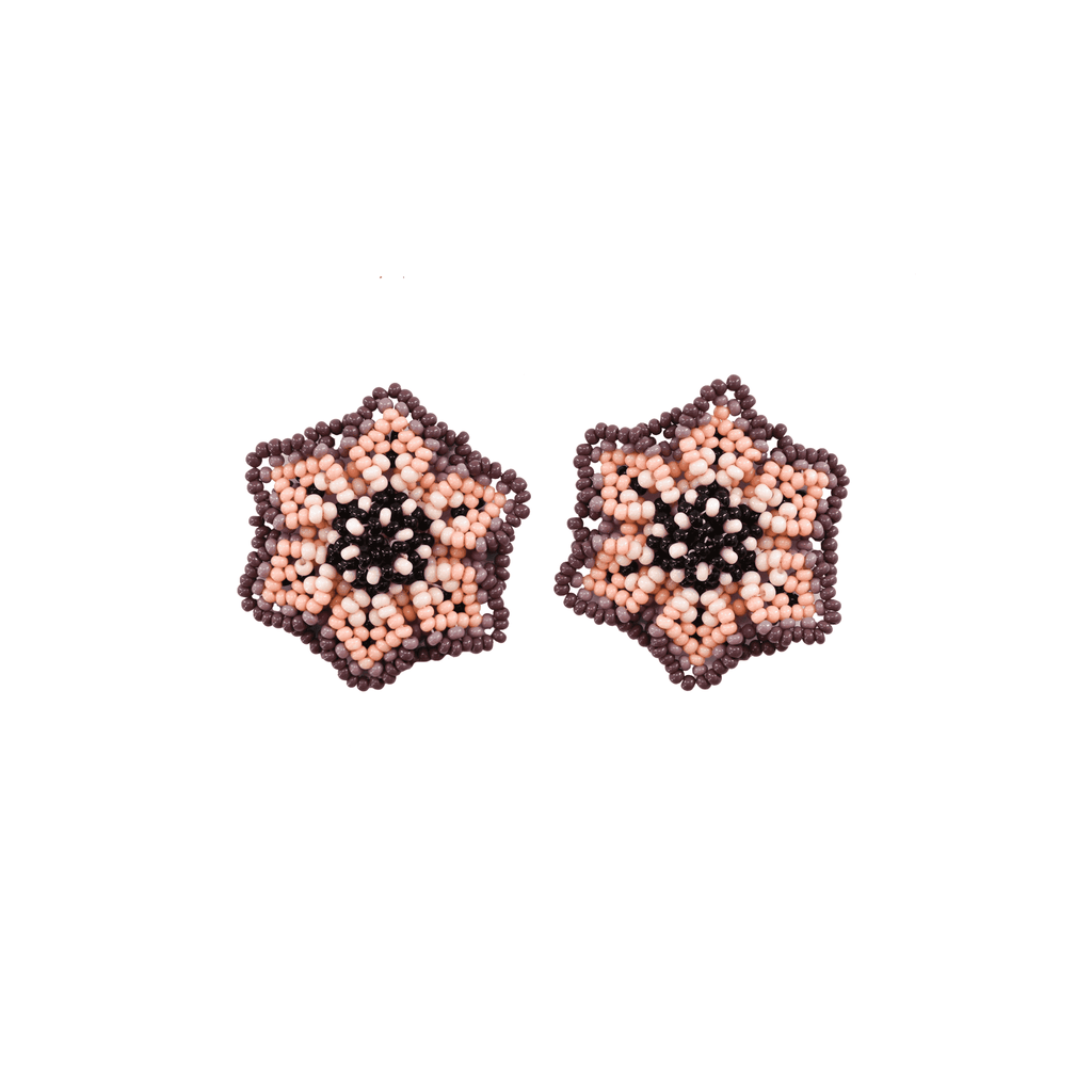 Wild Flower Earrings in Passionfruit - Josephine Alexander Collective