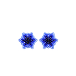 Wild Flower Earrings in Blue - Josephine Alexander Collective