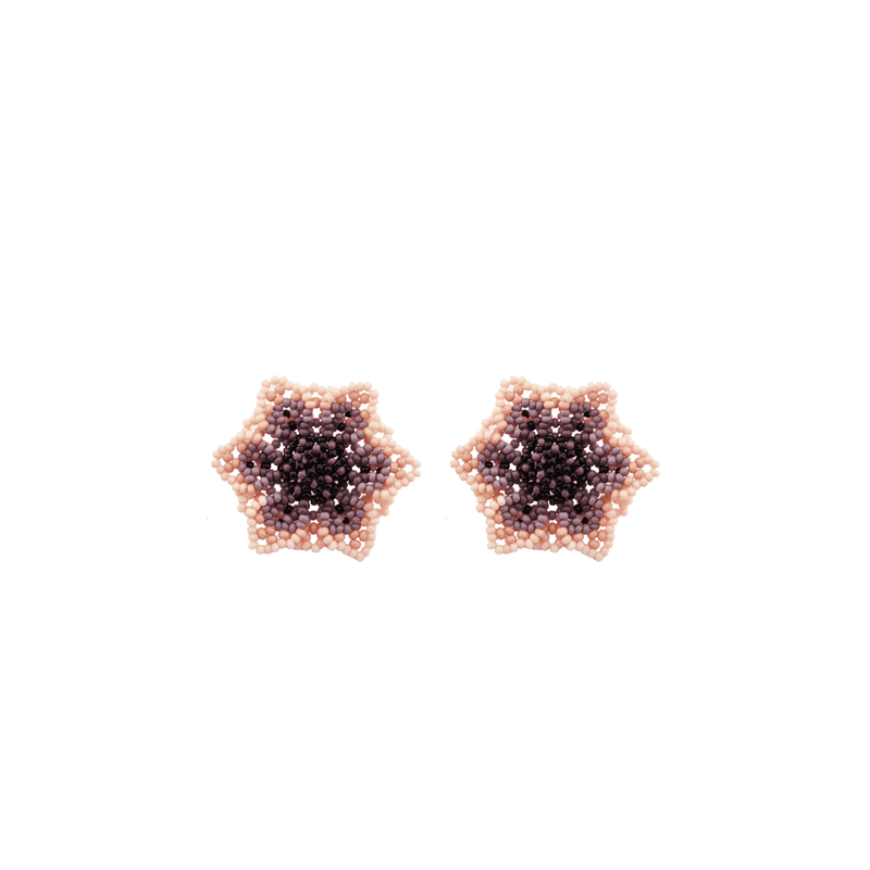 Wild Flower Earrings in Lilac - Josephine Alexander Collective