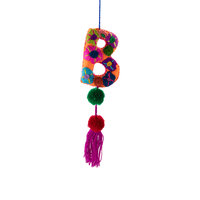 Letter B Pom Tassel - Josephine Alexander Collective