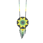 Beaded Estrella Necklace in Evergreen - Josephine Alexander Collective