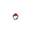Beaded Diamond Ring in Royal Blue, Red, Orange, Yellow and Black - Josephine Alexander Collective
