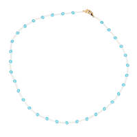 Daisy Body Chain - Pearl White and Blue - Josephine Alexander Collective