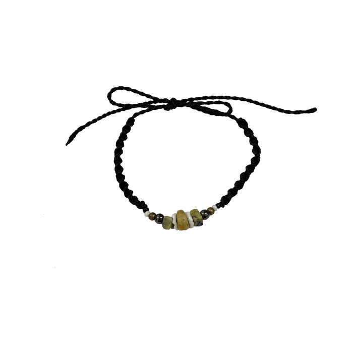 Cusco Anklet in Black - Josephine Alexander Collective