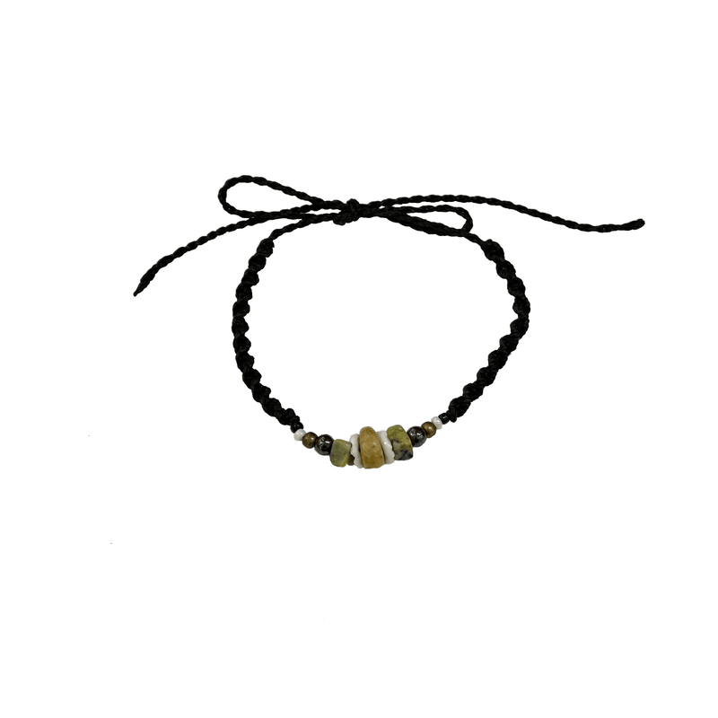 Cusco Anklet in Black - Josephine Alexander Collective