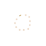 Daisy Chain Bracelet in Crema - Josephine Alexander Collective