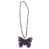 Quilled Butterfly Necklace in Purple - Josephine Alexander Collective