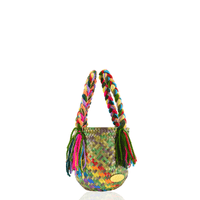 Mini Bucket Bag in Splash of Rainbow (More Colors Available) - Josephine Alexander Collective