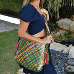 Colleen Crossbody in Camo Splash of Rainbow - Josephine Alexander Collective
