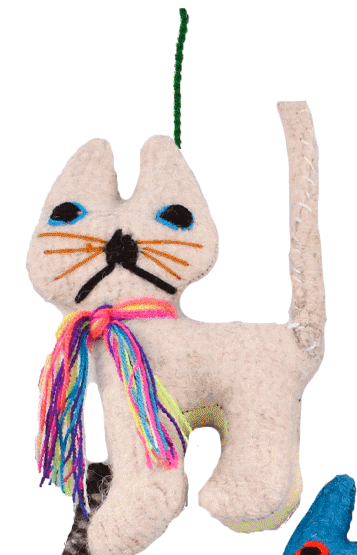 Animal Pom- Cat - Josephine Alexander Collective