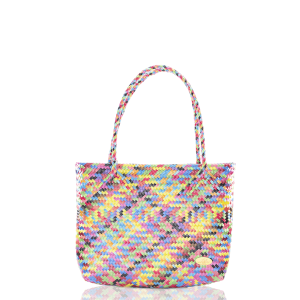 Chila Woven Bag - Check - Josephine Alexander Collective