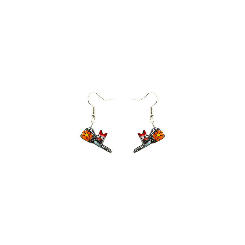 Clay Earrings - Cat - Josephine Alexander Collective