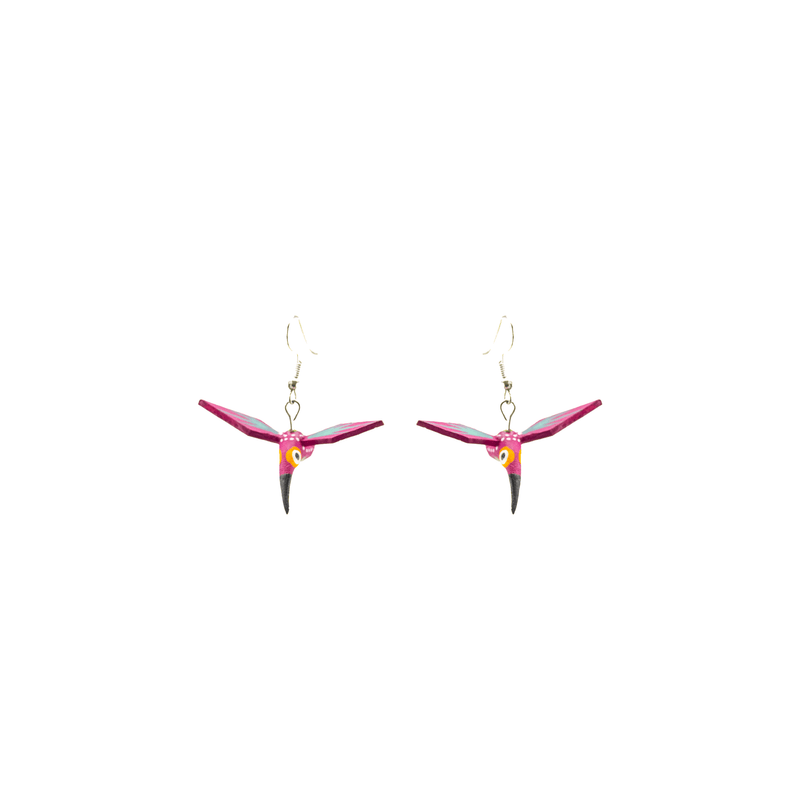Clay Earrings - Humming Bird - Josephine Alexander Collective