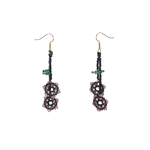 Ivy Earrings in Purple - Josephine Alexander Collective