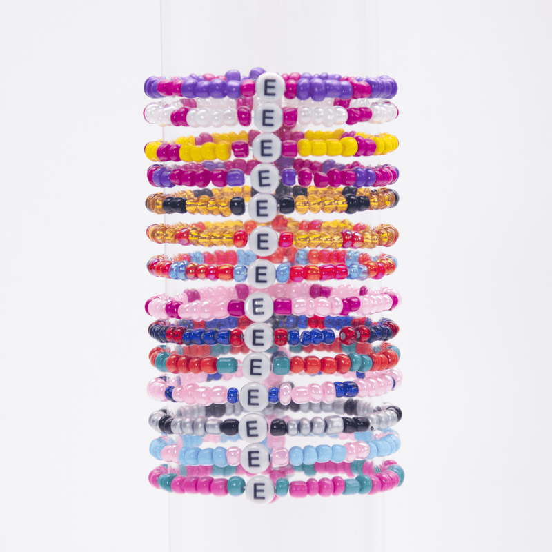 Initial Beaded Bracelet - E - Josephine Alexander Collective