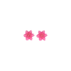 Estrella Stud Earrings in Neon Pink - Josephine Alexander Collective