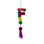 Letter F Pom Tassel - Josephine Alexander Collective
