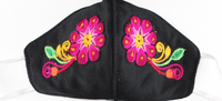 Feli Masks - Black Flowers - Josephine Alexander Collective