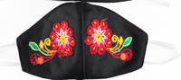 Feli Masks - Black Flowers - Josephine Alexander Collective