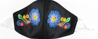 Feli Masks - Black Flowers - Josephine Alexander Collective