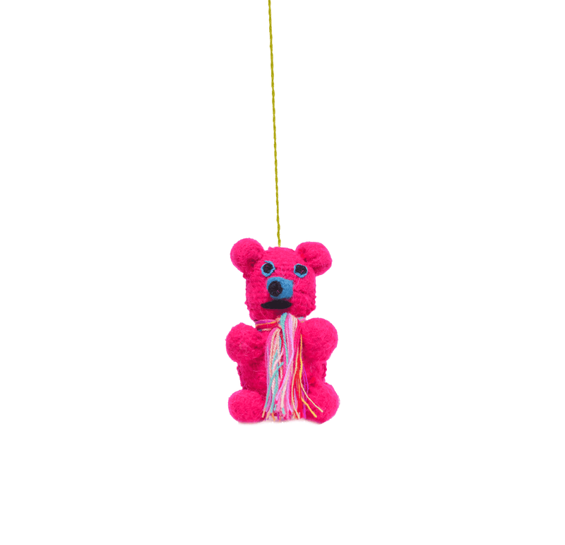 Animal Pom- Teddy Bear - Josephine Alexander Collective